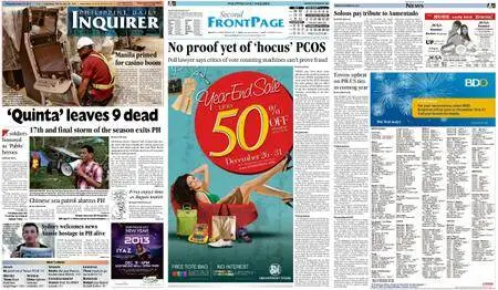 Philippine Daily Inquirer – December 28, 2012