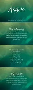 Angelo - Handwritten Monoline Font