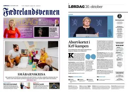 Fædrelandsvennen – 20. oktober 2018