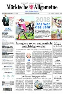 Märkische Allgemeine Der Havelländer - 27. Dezember 2018