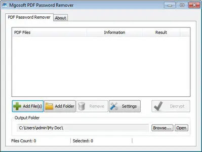 Mgosoft PDF Password Remover 9.5.12 + Portable