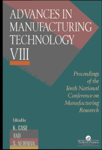 Advances In Manufacturing Technology VIII By K Case, S T Newman