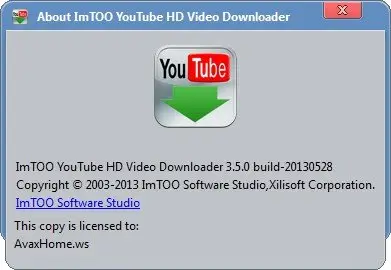 ImTOO YouTube HD Video Downloader 3.5.0.20130528