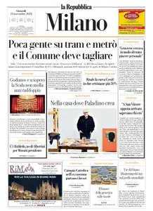 la Repubblica Milano - 24 Novembre 2022