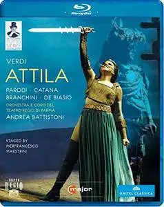 Andrea Battistoni, Orchestra e Coro del Teatro Regio di Parma - Verdi: Attila (2012) [Blu-Ray]