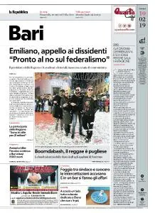la Repubblica Bari - 10 Febbraio 2019