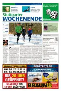 Stuttgarter Wochenende - Südkurve - 29. Dezember 2018