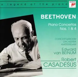 Beethoven - Piano Concertos Nos.1 & 4 - Robert Casadesus, Eduard van Beinum, Concertgebouw Orchestra