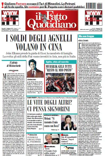 Il Fatto Quotidiano (11-02-11)