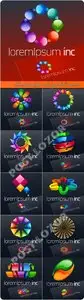 Business logos and symbols vector 3