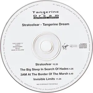 Tangerine Dream - Stratosfear (1976)  [1995, Definitive Edition, SBM Remaster]