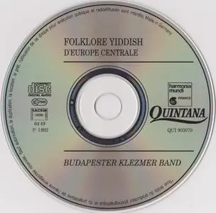 Budapester Klezmer Band ‎- Folklore Yiddish D'Europe Centrale (1992)