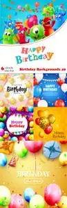 Vectors - Birthday Backgrounds 49