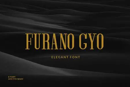 Creativemarket Furano Gyo font 3750324