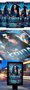 Flyer Template PSD - Friday Night Party