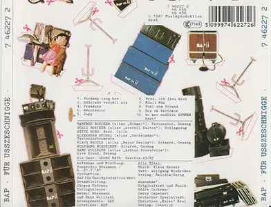 BAP - Für usszeschnigge (1981, CD issue 1986)