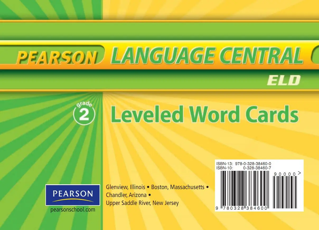 Leveled Word Cards English Language Development Grade 2 Avaxhome