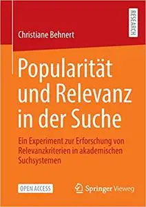 Popularität und Relevanz in der Suche