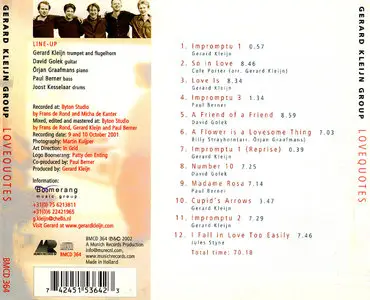 Gerard Kleijn – Love Quotes (2001)