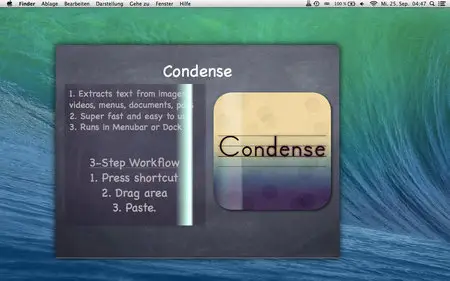 Condense v1.0 Mac OS X