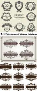 Vectors - Ornamental Vintage Labels 60