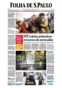 Jornal Folha de São Paulo - 15 de agosto de 2013 - Quinta