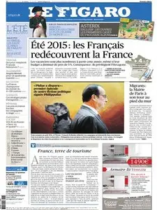 Le Figaro Du Lundi 03 Aout 2015