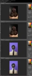 Photoshop CC: High End Hair Retouching in Photoshop FULL