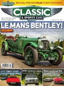 Classic & Sports Car – August 2015