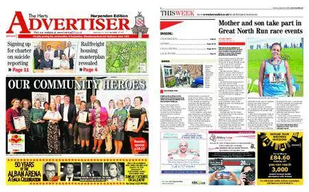 The Herts Advertiser – September 13, 2018