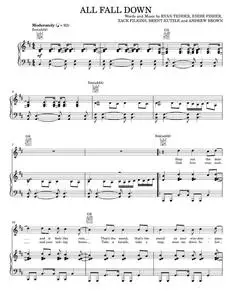 All fall down - OneRepublic (Piano-Vocal-Guitar)