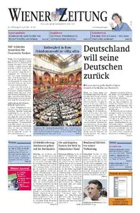 Wiener Zeitung vom Freitag, 19. April 2013