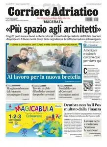 Corriere Adriatico Macerata - 2 Settembre 2023