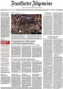 Frankfurter Allgemeine Zeitung vom Mittwoch, 16. Juli 2014