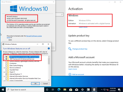 Windows 10 Pro 20H2 10.0.19042.844 (x86/x64) Multilingual Preactivated February 2021