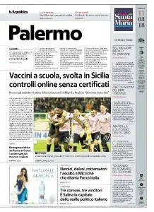 la Repubblica Palermo - 11 Marzo 2018