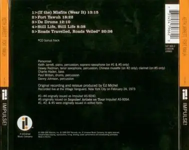 Keith Jarrett - Fort Yawuh (1973) {Impulse!}