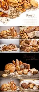 Stock Photo: Collection of baked bread