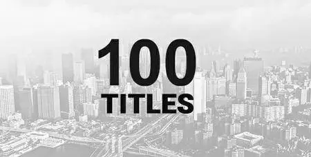 100 Titles Pack - Project for After Effects (VideoHive)