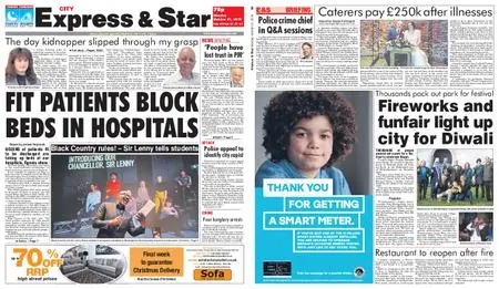 Express and Star City Edition – October 21, 2019