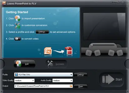 Leawo PowerPoint to FLV 2.4.0.62