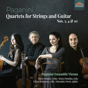 Paganini Ensemble Vienna - Paganini: Quartets for Strings and Guitar Nos. 5, 4 & 10 (2023) [Official Digital Download 24/96]