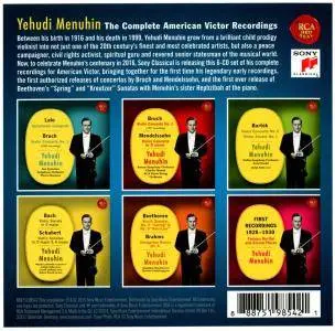 Yehudi Menuhin - The Complete American Victor Recordings (2016) {6CD Box Set Sony Music 88875198542}