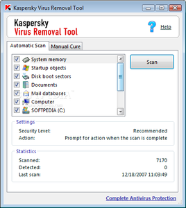 Kaspersky Virus Removal Tools