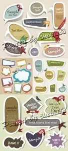 Speech Bubbles Vector Collection