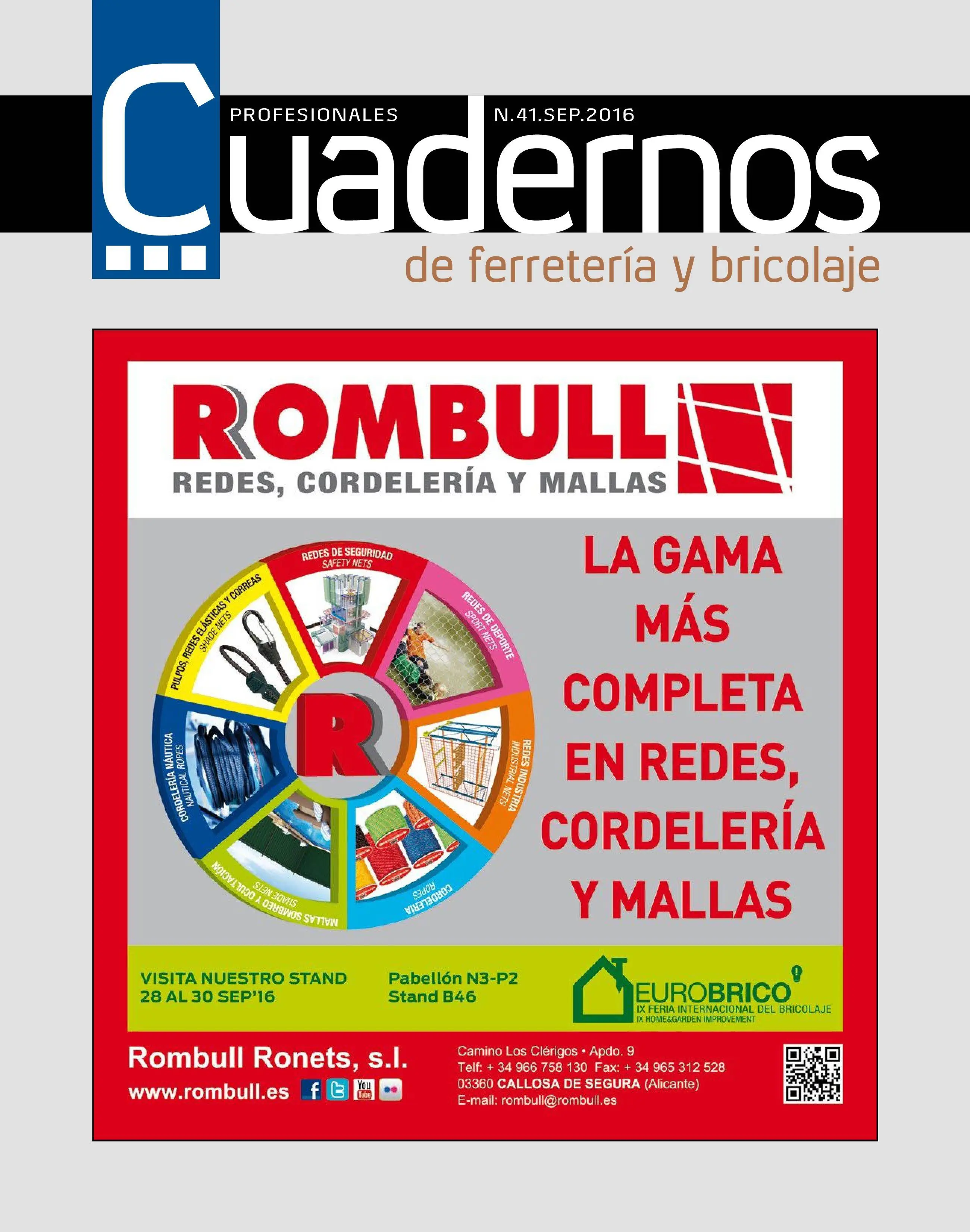 Cuadernos de Ferretería y Bricolaje - septiembre 26, 2016