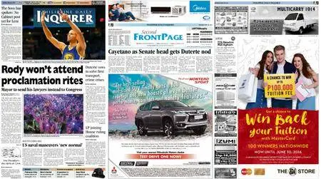 Philippine Daily Inquirer – May 30, 2016