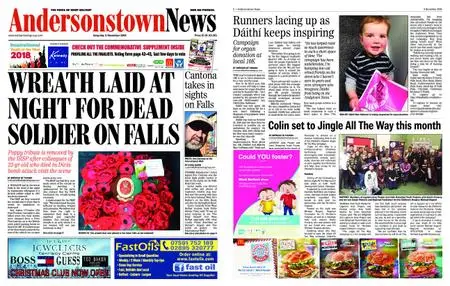 Andersonstown News – November 03, 2018