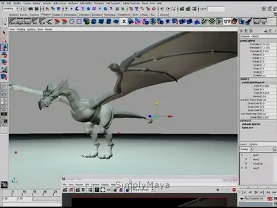 Simply Maya - Dragon Modeling