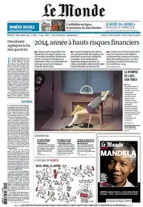Le Monde du Mercredi 1er et Jeudi 2 Janvier 2014